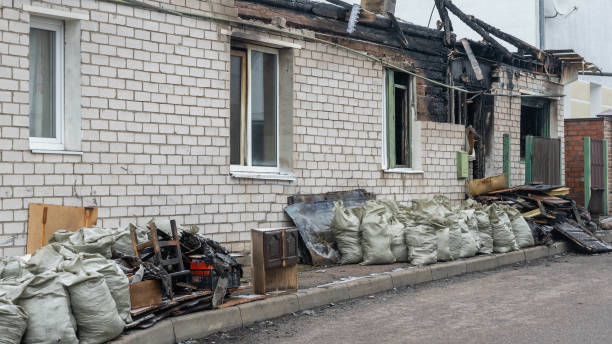 Professional Fire Damage Repair technician working in Norristown, PA
